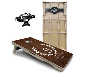 Open Laurel Cornhole Boards - Pro Solution Elite Series by Cornhole Solutions, custom cornhole board main product photo