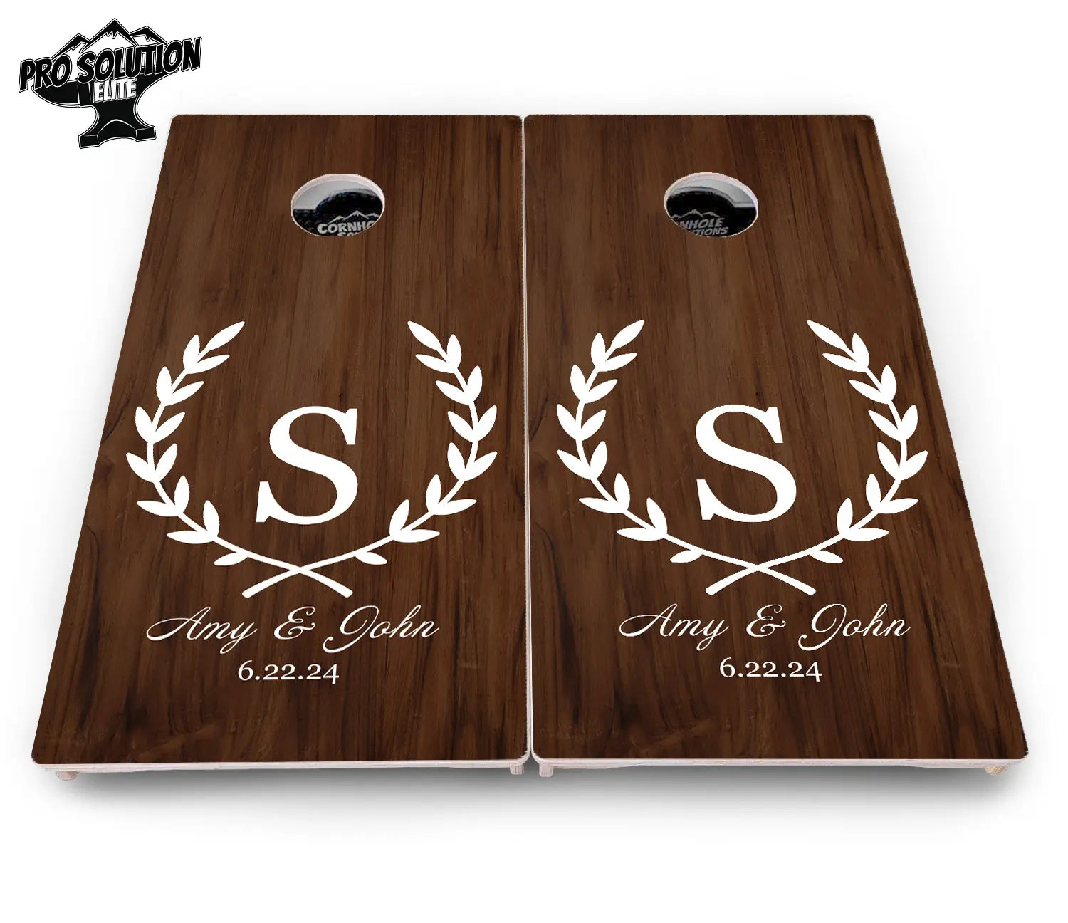 Open Laurel Cornhole Boards - Pro Solution Elite Series by Cornhole Solutions, custom cornhole board detail photo 4