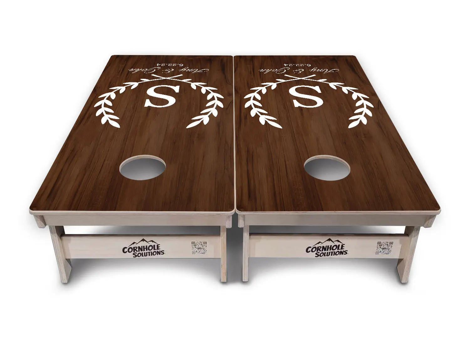 Open Laurel Cornhole Boards - Professional Tournament Series by Cornhole Solutions, custom cornhole board detail photo 2