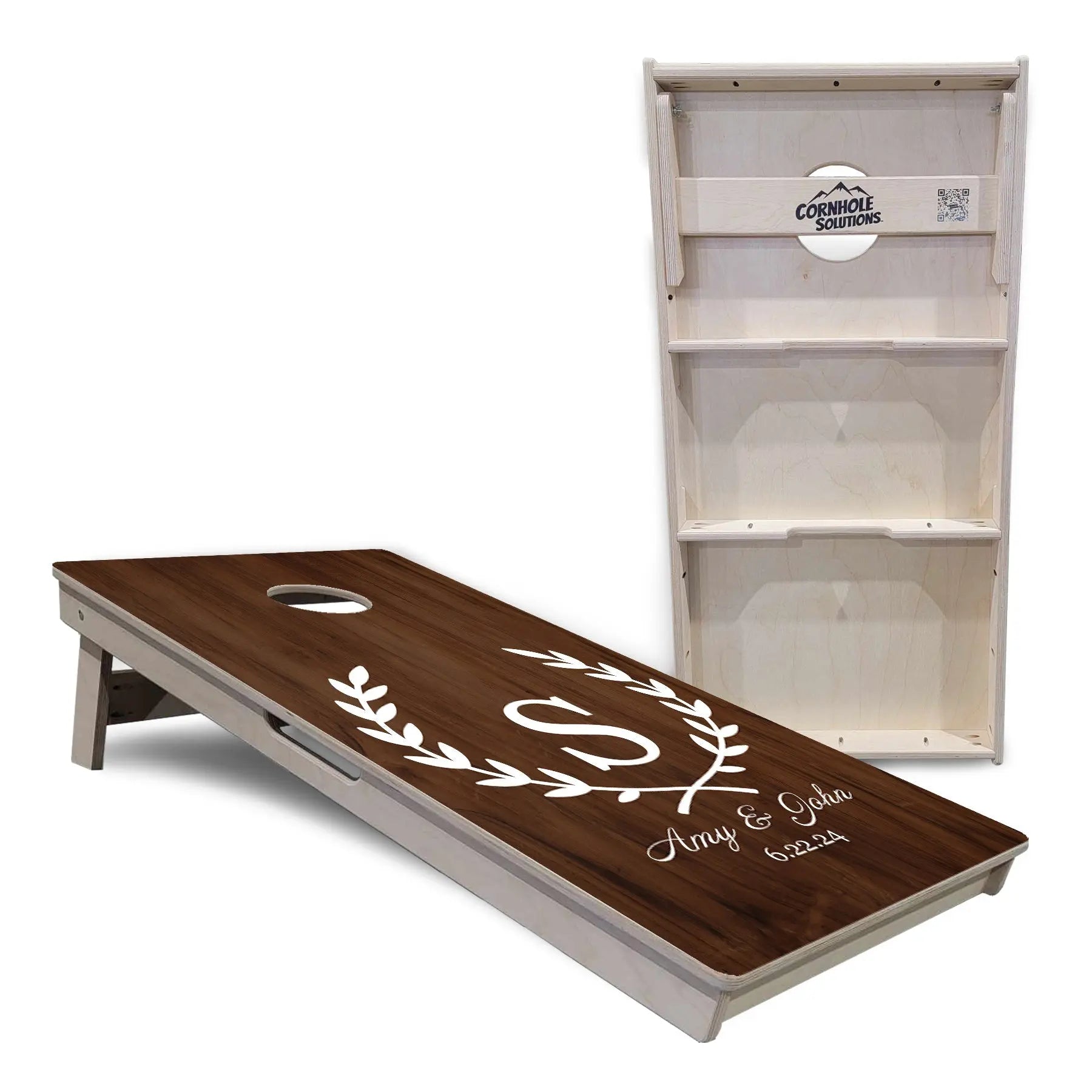 Open Laurel Cornhole Boards - Professional Tournament Series by Cornhole Solutions, custom cornhole board detail photo 3