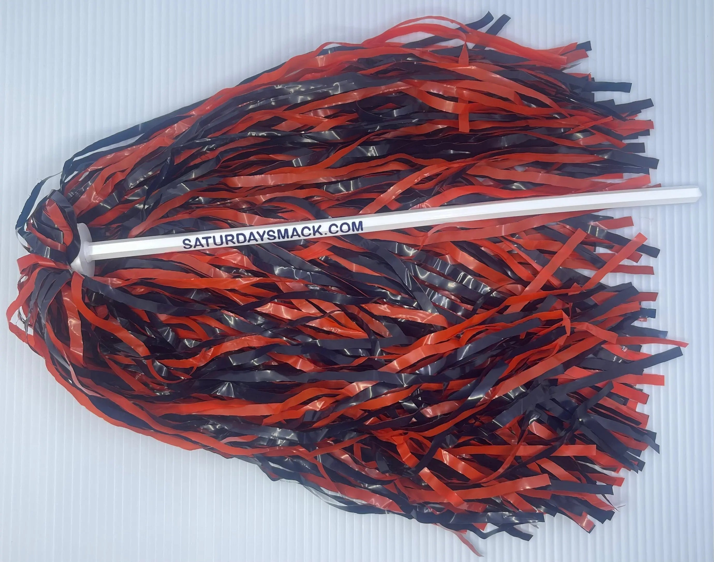 Orange/Navy Pom-Pom Gameday Shakers for Auburn Fans by Saturday Smack, sports fan accessories main product photo
