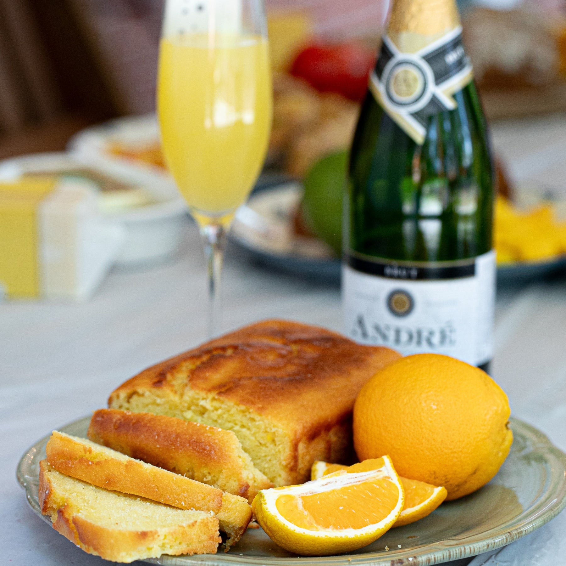 Orange Glazed Mimosa Cake by Two and a Half Irishmen - Traditional Irish Baking