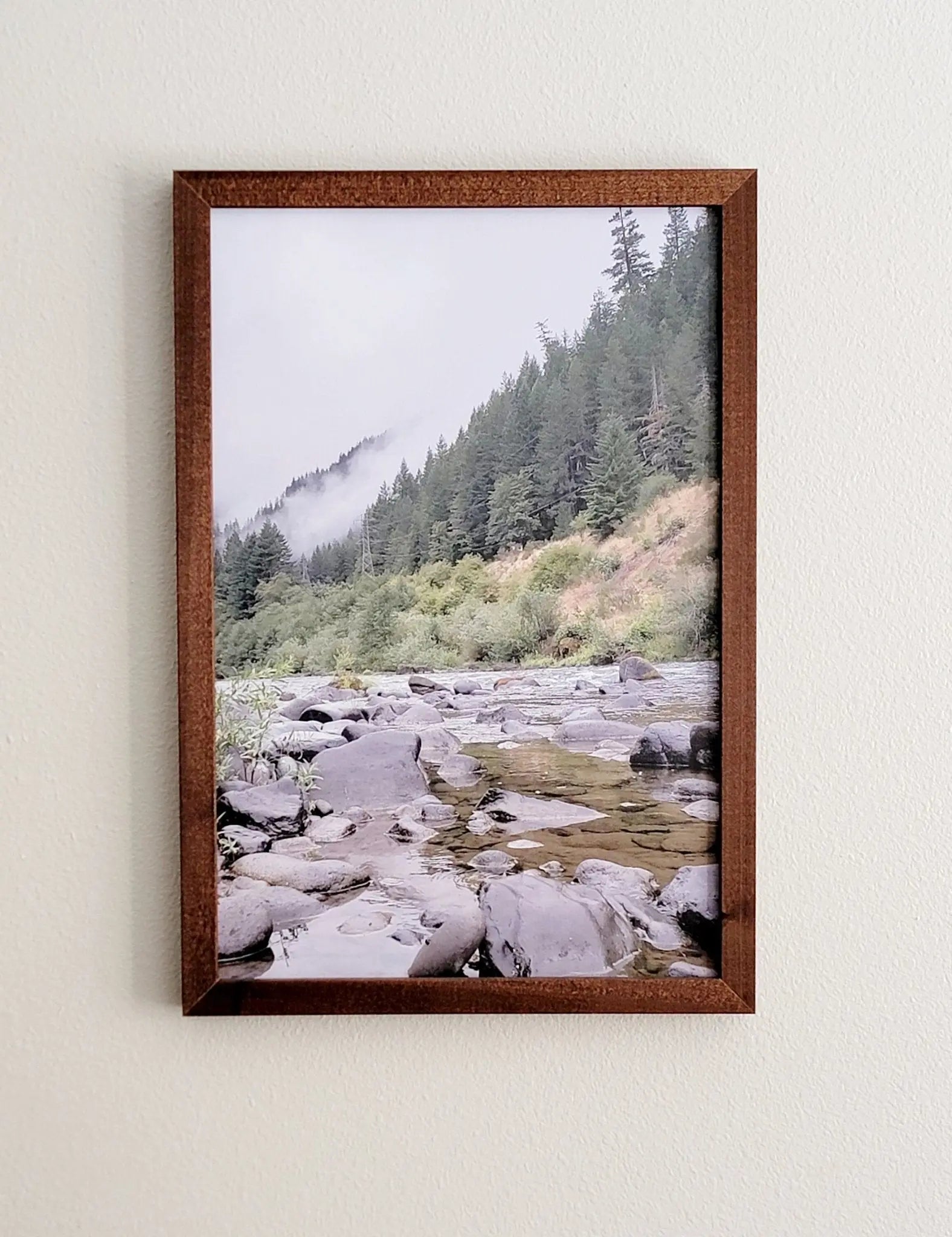 Original Mountain Photography on Printed Canvas-embossed material. Woodland Home Decor. Mountain Wall Art. Oregon Mountain Wall Art. Limited by EverLee Creations, Southern home