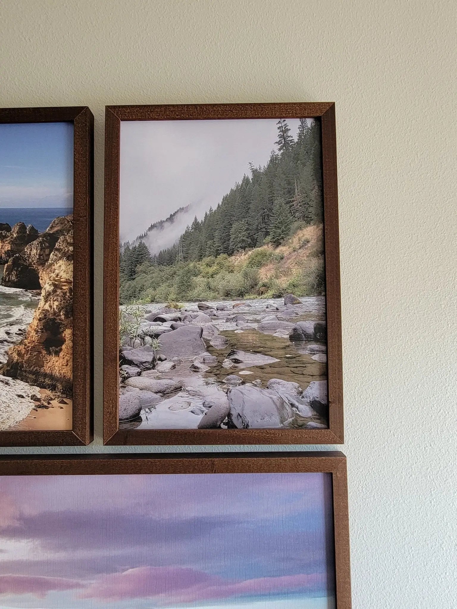 Original Mountain Photography on Printed Canvas-embossed material. Woodland Home Decor. Mountain Wall Art. Oregon Mountain Wall Art. Limited by EverLee Creations, Southern home