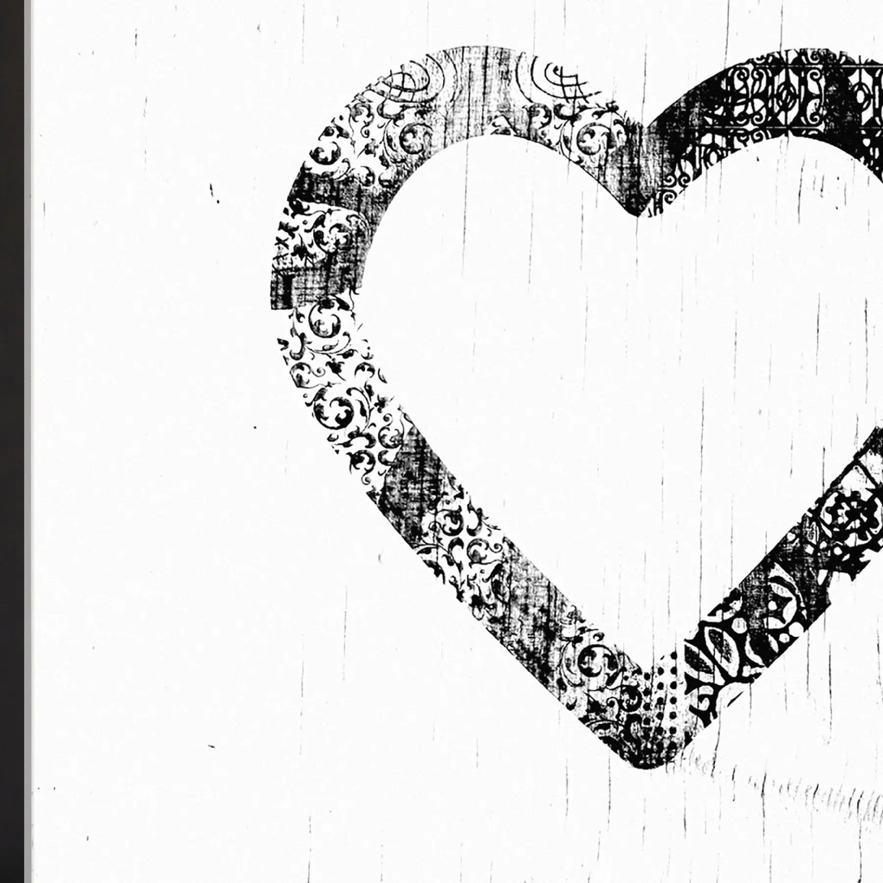 Ornamental Heart Art Prints by Dennehey Design Co., Southern home decor detail photo 2