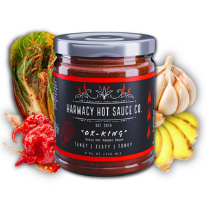 Ox-King - Extra Hot Fermented Kimchi (9oz) by Harmacy Hot Sauce Co.