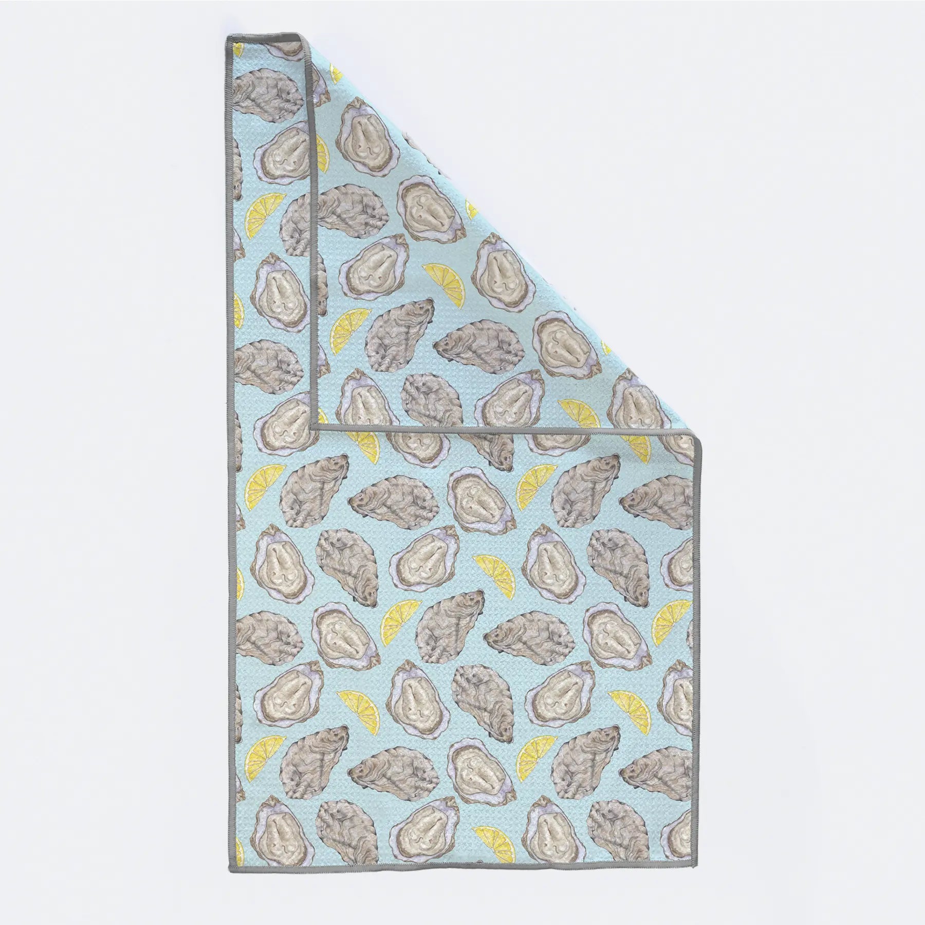 Oyster Kitchen Towel by Nola Tawk, tea towel main product photo