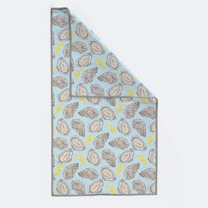 Oyster Kitchen Towel by Nola Tawk, tea towel main product photo