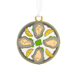 Oyster Plate Enamel Ornament by Nola Tawk, Southern home decor main product photo