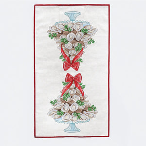 Oyster Tree Kitchen Towel by Nola Tawk, tea towel main product photo
