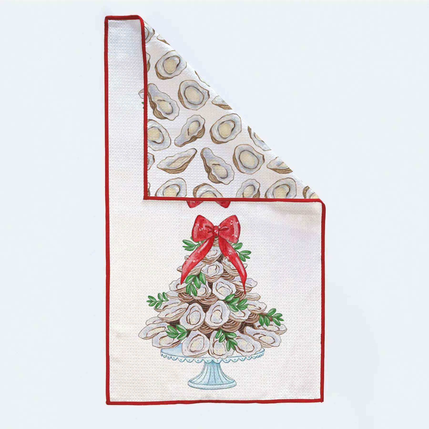 Oyster Tree Kitchen Towel by Nola Tawk, tea towel detail photo 3