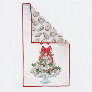 Oyster Tree Kitchen Towel by Nola Tawk, tea towel detail photo 3