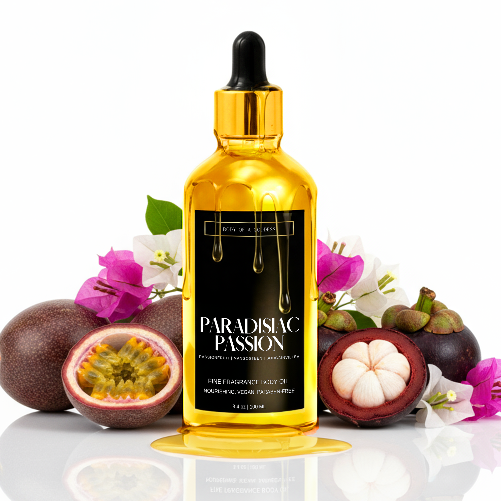 PARADISIAC PASSION BODY OIL by Body of a Goddess