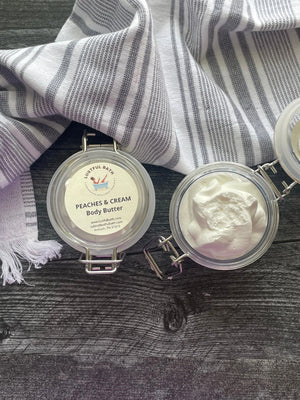 Peaches & Cream Body Butter by Lustful Bath, LLC, natural skincare detail photo 3