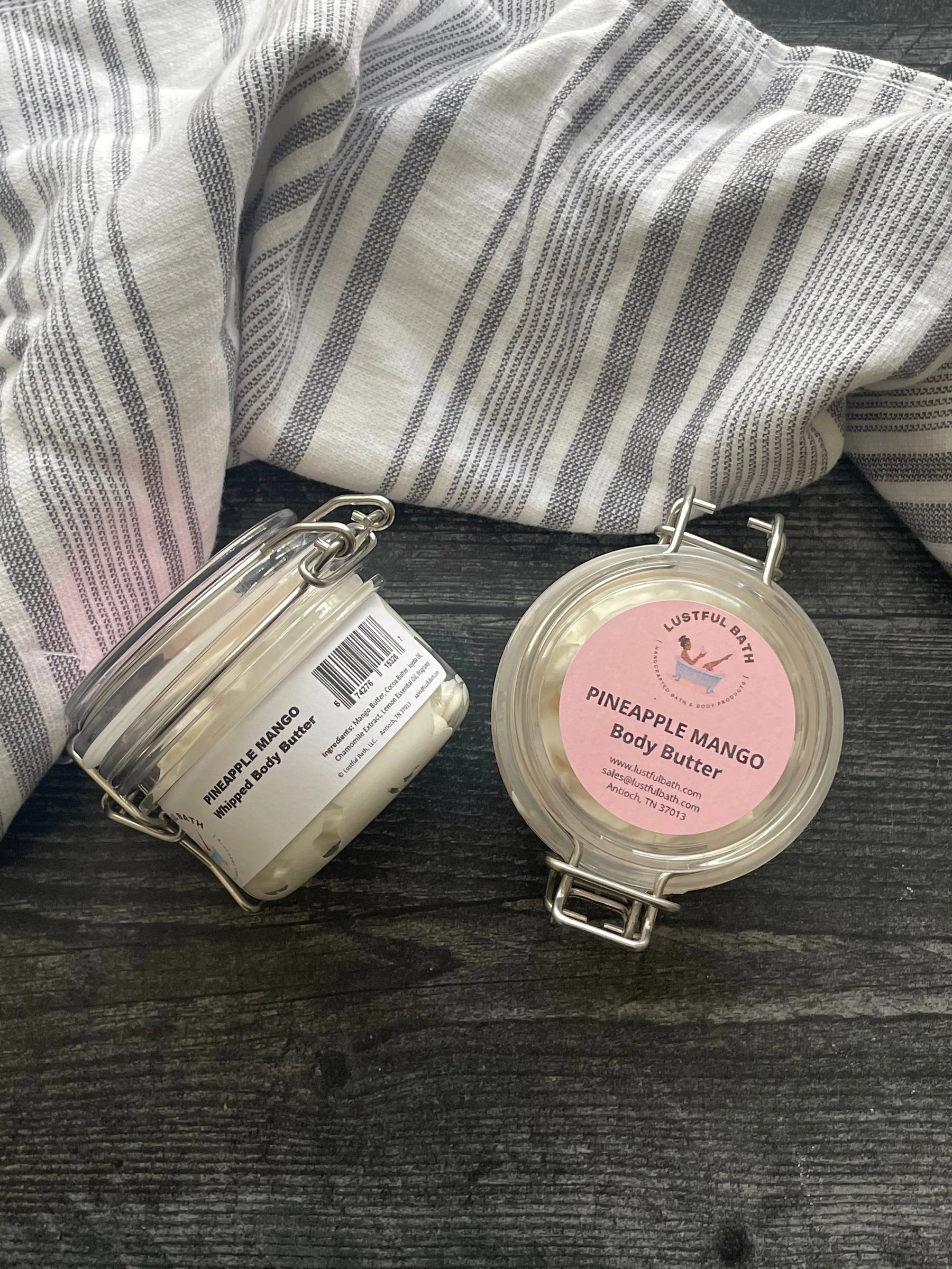 Pineapple Mango Body Butter by Lustful Bath, LLC, natural skincare detail photo 4
