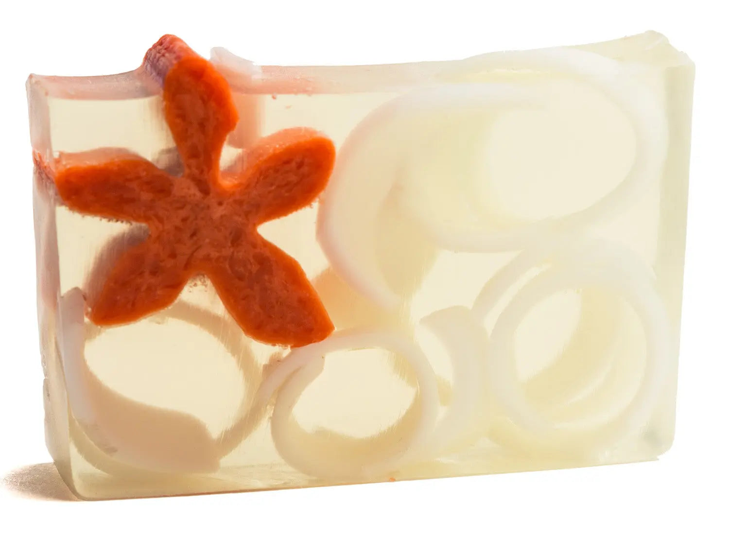 Plumeria Soap Slice 5.5 Oz. by Essential Journeys, natural skincare main product photo