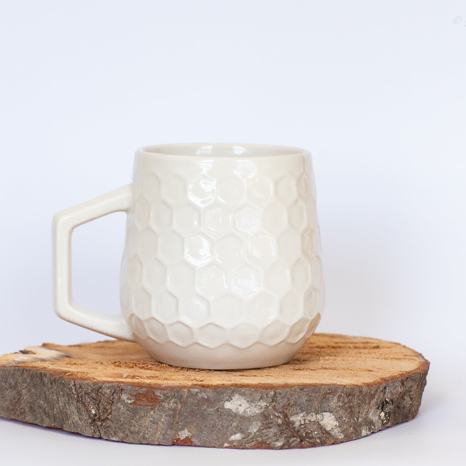 Prodigal Pottery Honeycomb 12oz Mug — product view 1