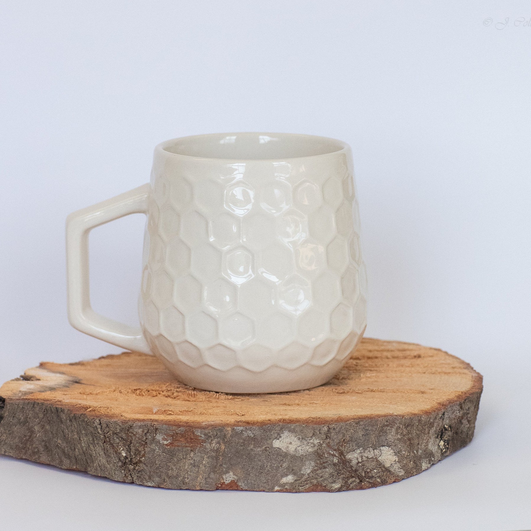 Prodigal Pottery Honeycomb 12oz Mug — product view 2