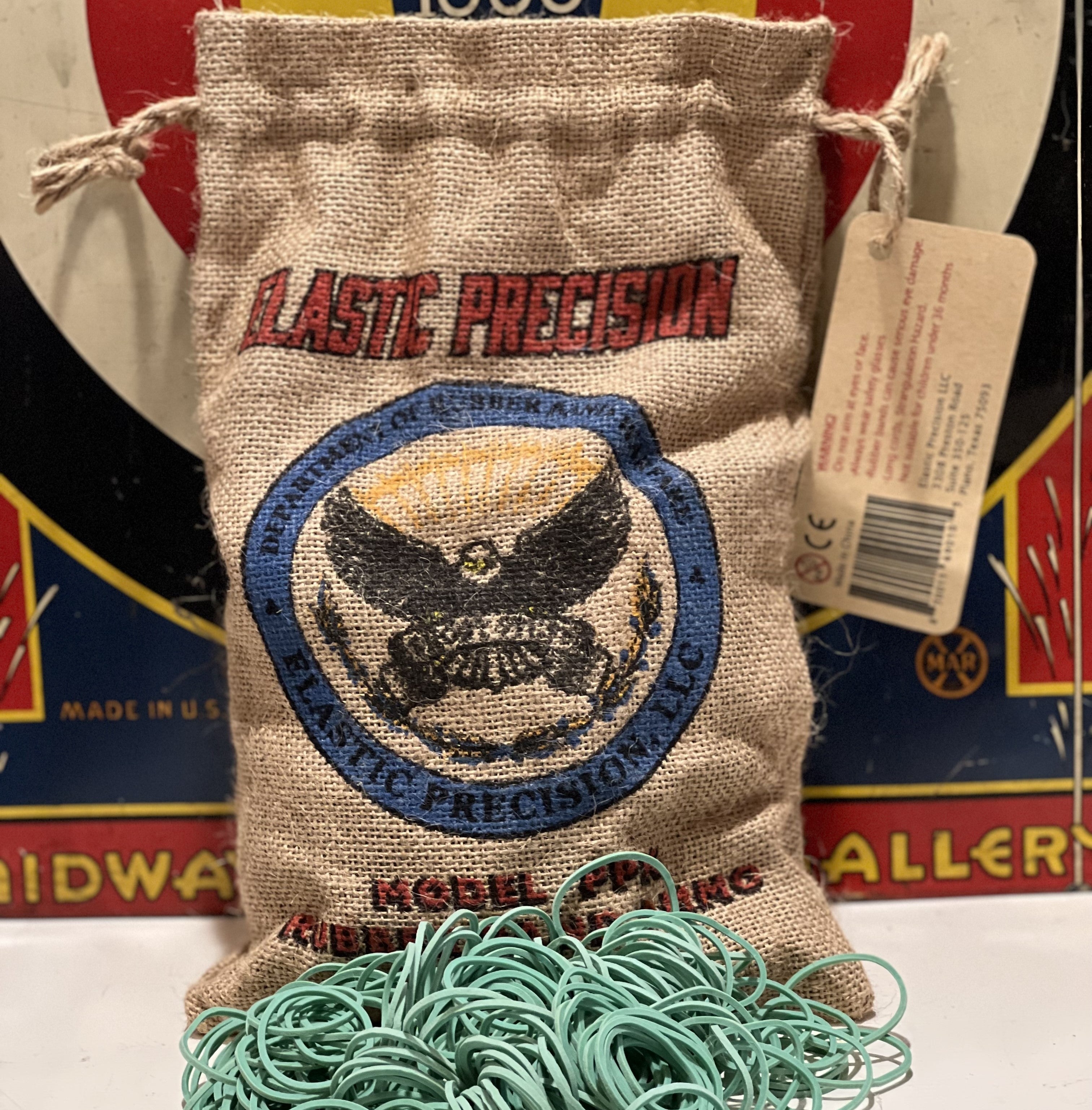 Big Bag O’ Rubber Band Ammo by Elastic Precision, Southern food gift detail photo 2