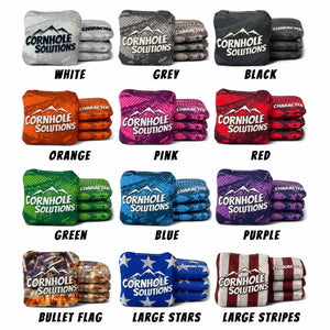 PRO Character Series Cornhole Bags - Regulation 6"x6" – Set of 4 by Cornhole Solutions, custom cornhole board main product photo