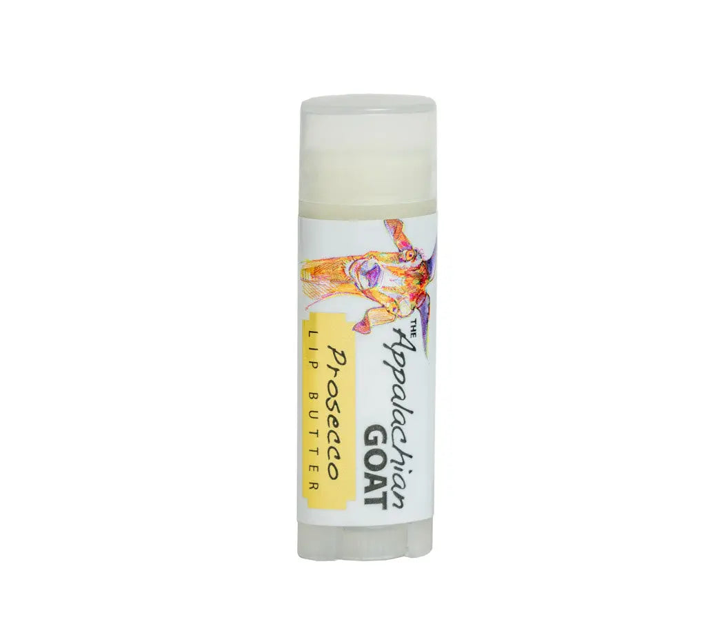 Prosecco Luxury Lip Butter™ - The Appalachian Goat by Essential Journeys, natural skincare main product photo