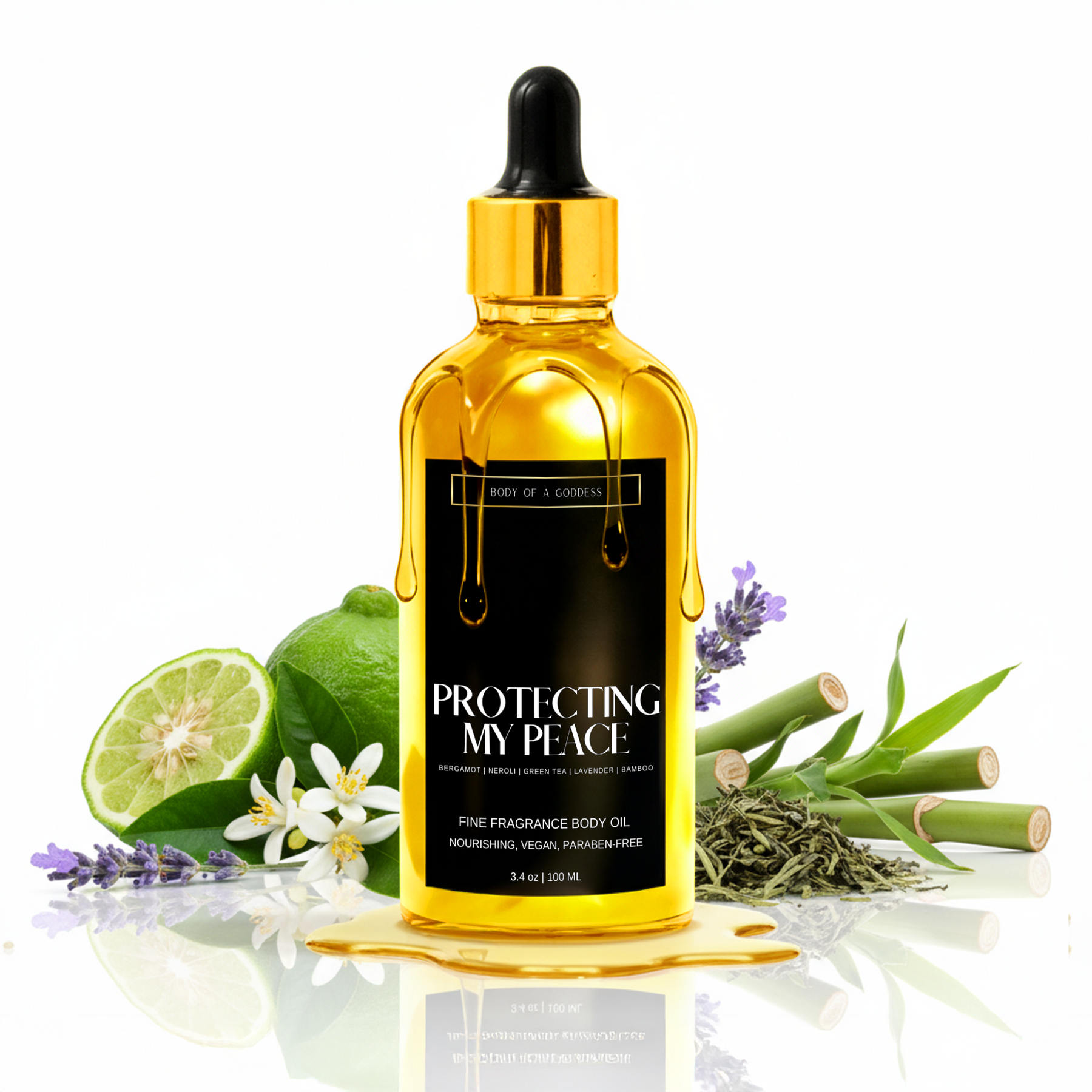 PROTECTING MY PEACE BODY OIL by Body of a Goddess