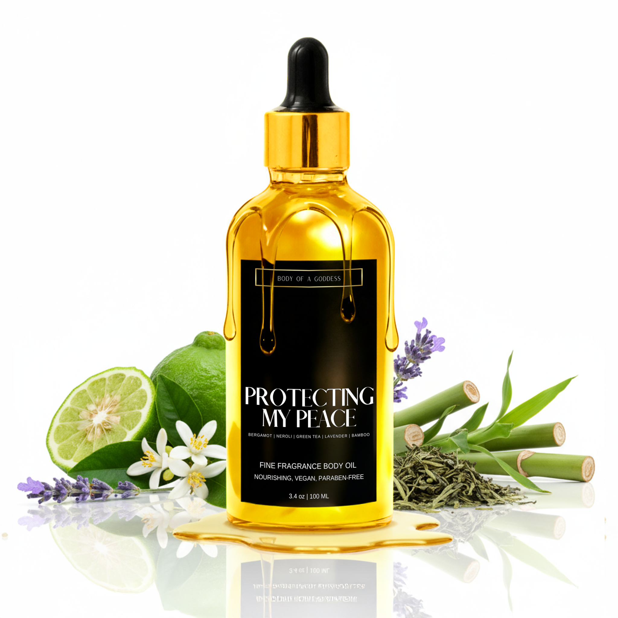 PROTECTING MY PEACE BODY OIL by Body of a Goddess