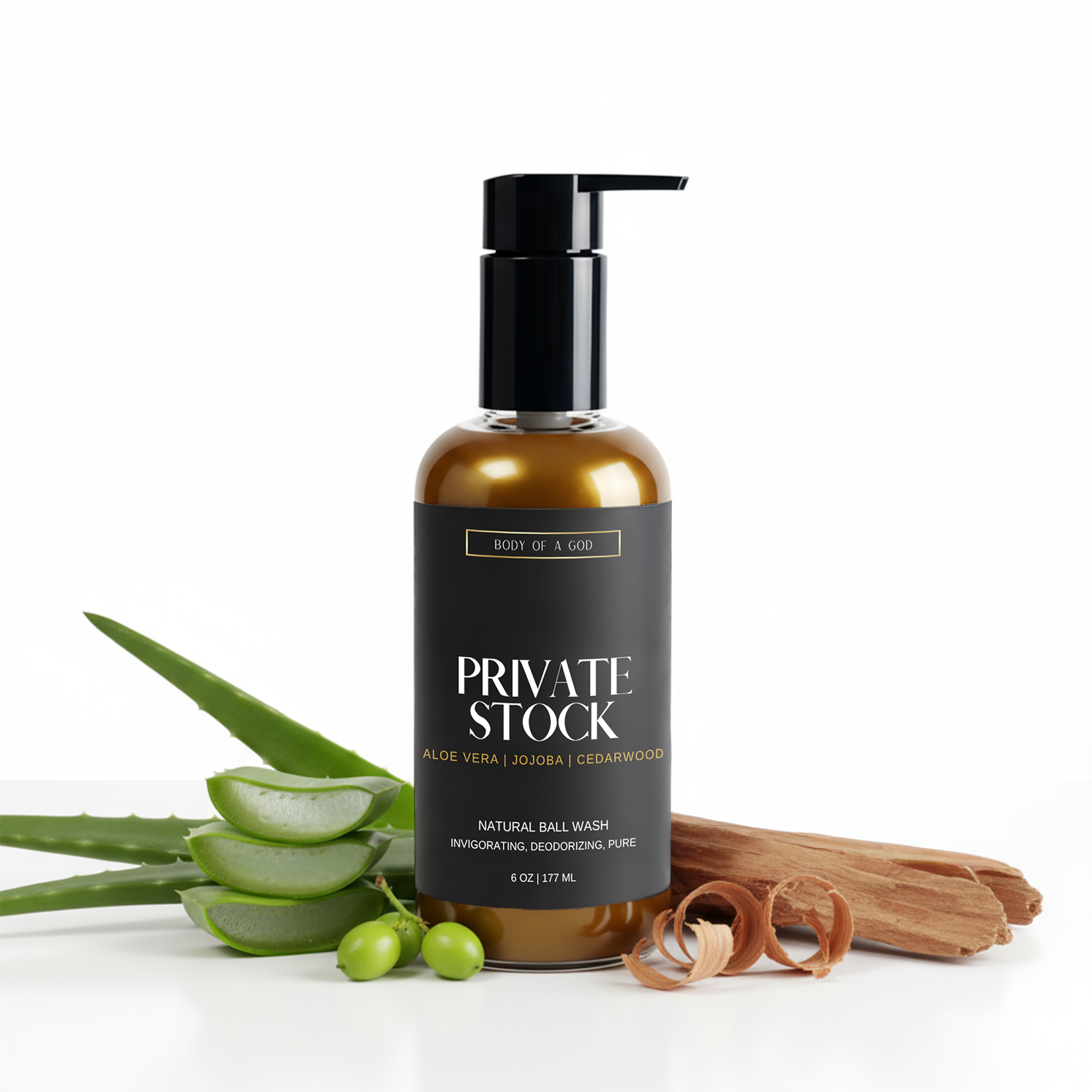 PRIVATE STOCK BALL WASH by Body of a Goddess