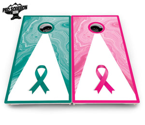 Cancer Awareness Cornhole Boards - Pro Elite Series