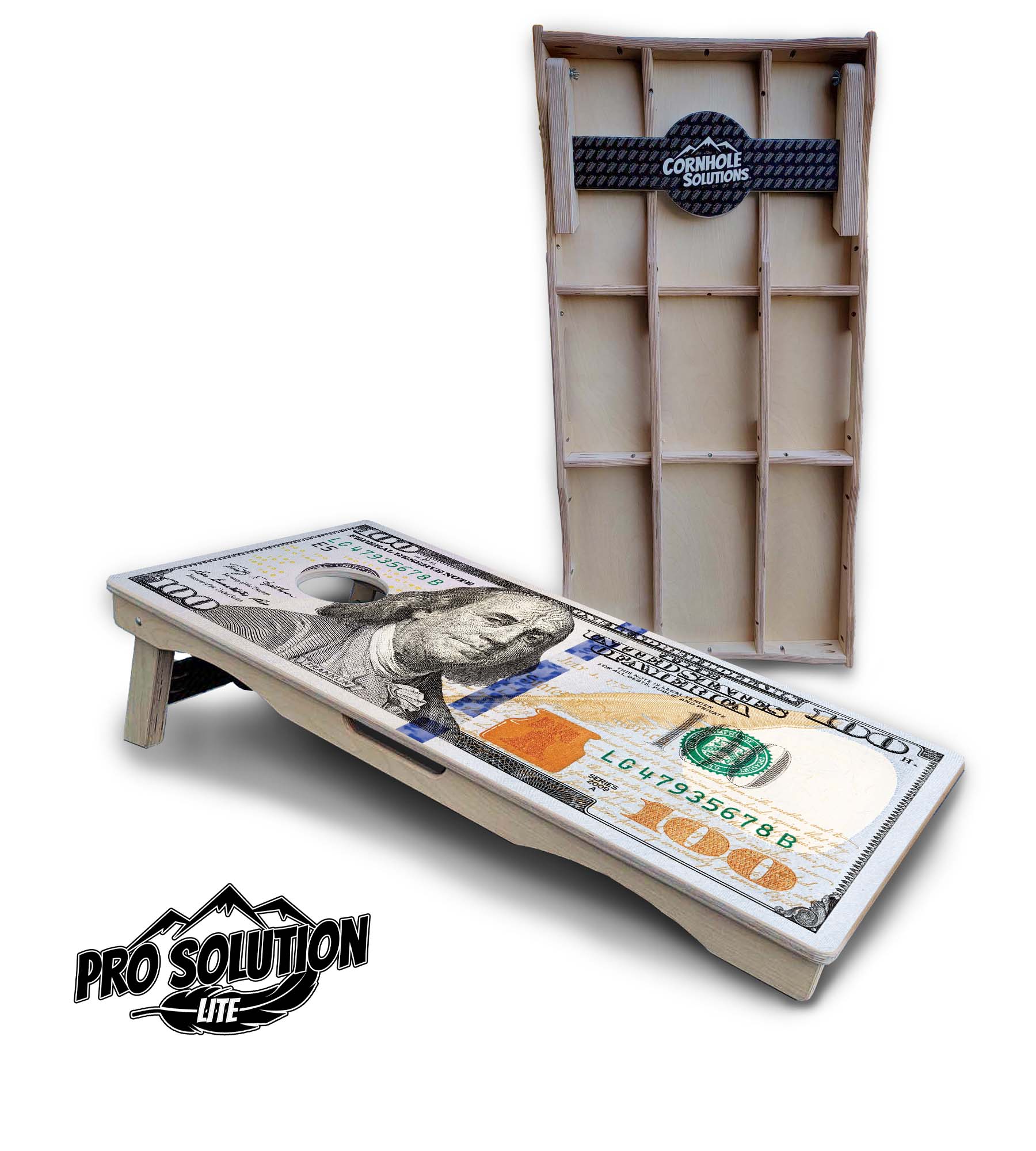 $100 Bill Cornhole Boards - Pro Lite Series