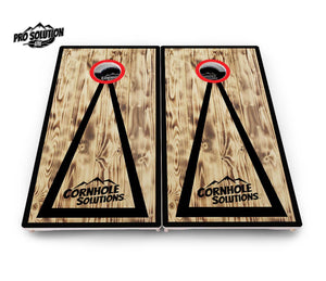 Burnt Triangle Cornhole Boards - Pro Solution Lite Series