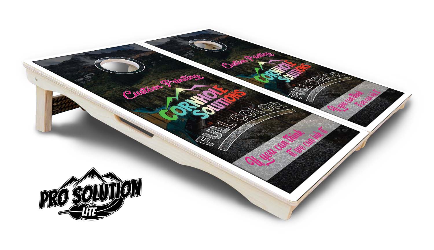 Custom Cornhole Boards - Pro Solution Lite Series by Cornhole Solutions, custom cornhole board detail photo 6