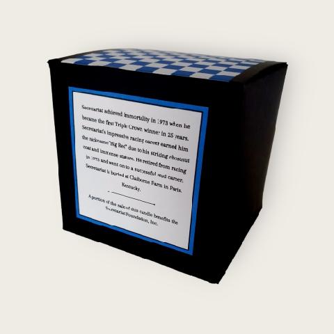 The Secretariat by Kentucky Green Studio, scented candle detail photo 5
