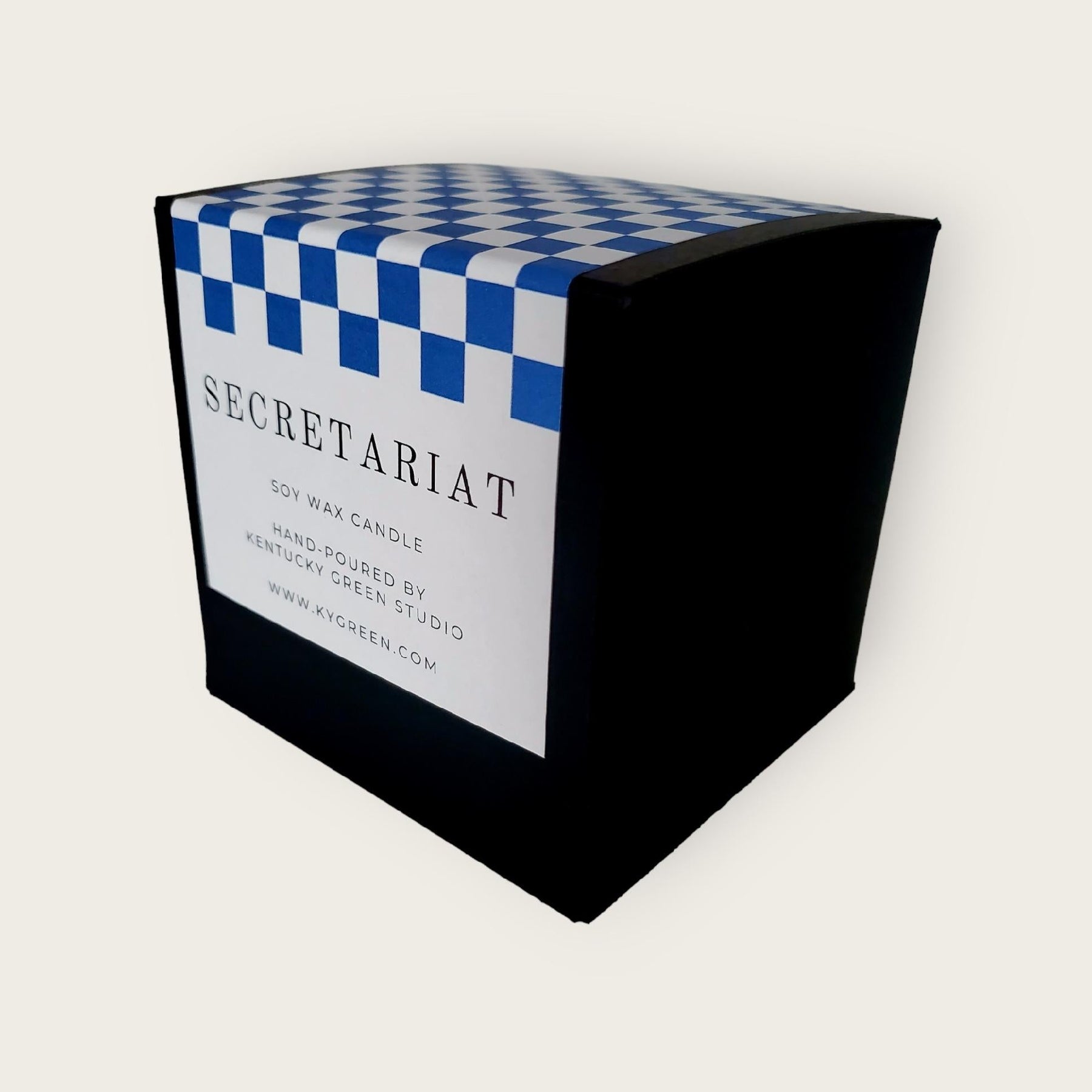 The Secretariat by Kentucky Green Studio, scented candle detail photo 4