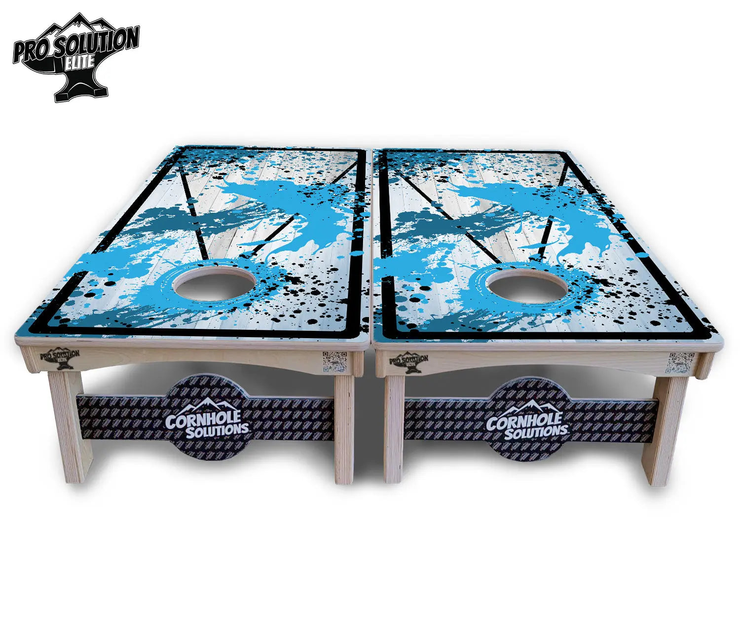 Paint Splatter Cornhole Boards - Pro Solution Elite Series by Cornhole Solutions, custom cornhole board detail photo 4