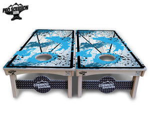 Paint Splatter Cornhole Boards - Pro Solution Elite Series by Cornhole Solutions, custom cornhole board detail photo 4