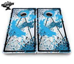Paint Splatter Cornhole Boards - Pro Solution Elite Series by Cornhole Solutions, custom cornhole board detail photo 5