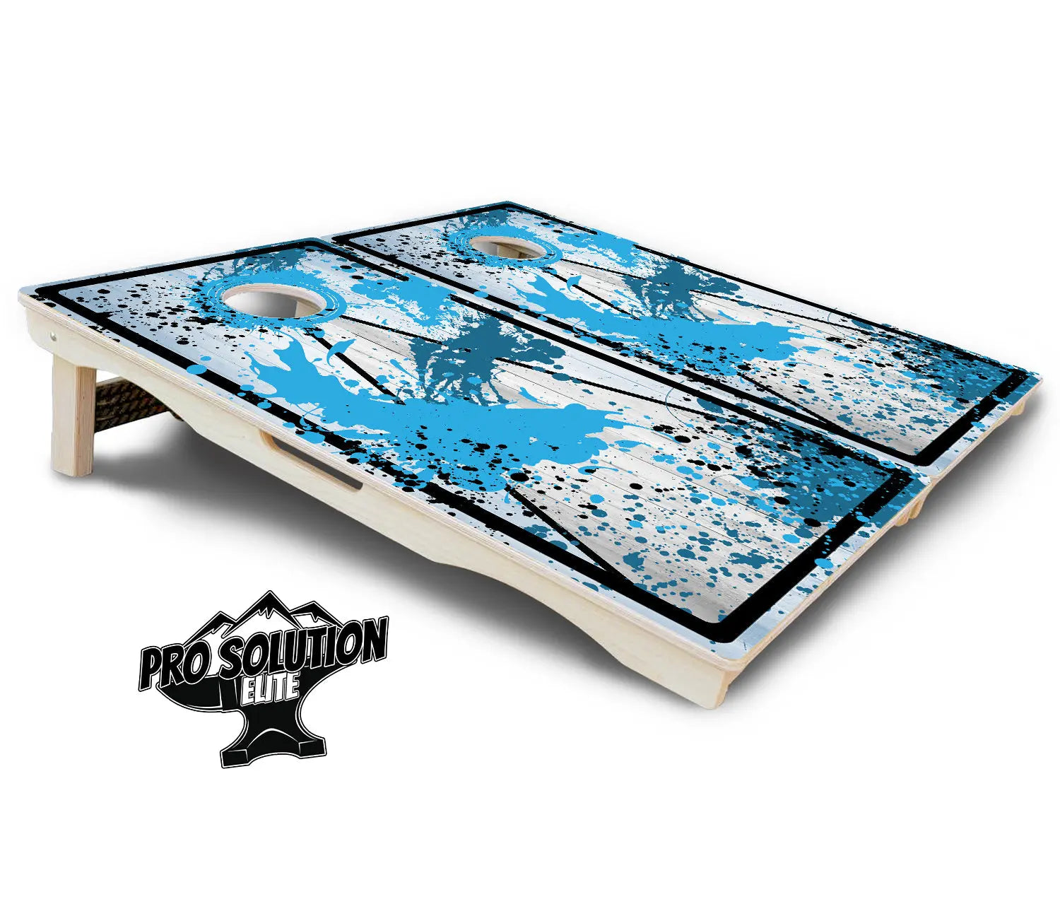 Paint Splatter Cornhole Boards - Pro Solution Elite Series by Cornhole Solutions, custom cornhole board detail photo 6