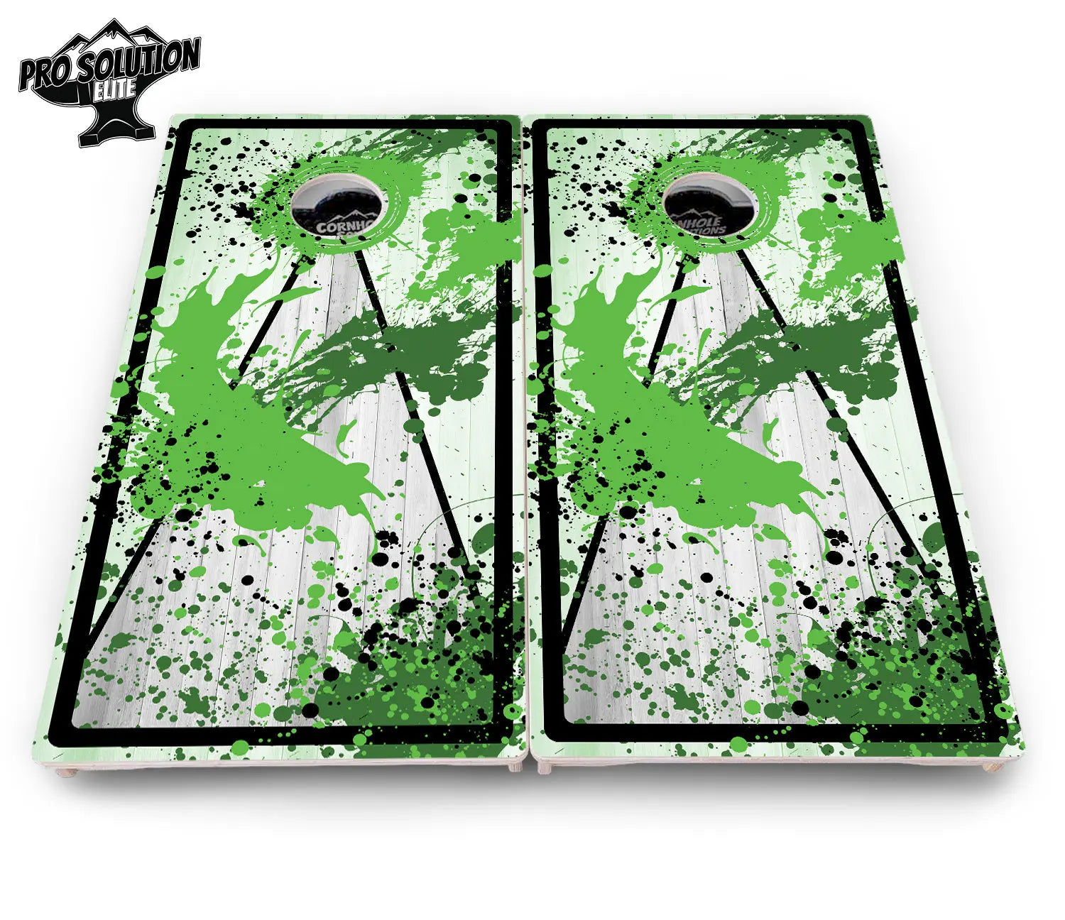 Paint Splatter Cornhole Boards - Pro Solution Elite Series by Cornhole Solutions, custom cornhole board detail photo 8