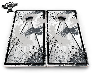 Paint Splatter Cornhole Boards - Pro Solution Elite Series by Cornhole Solutions, custom cornhole board detail photo 10