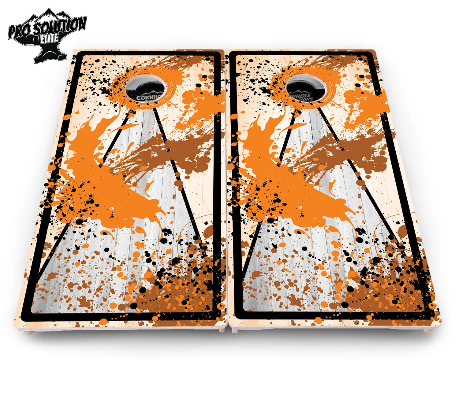 Paint Splatter Cornhole Boards - Pro Solution Elite Series by Cornhole Solutions, custom cornhole board detail photo 12