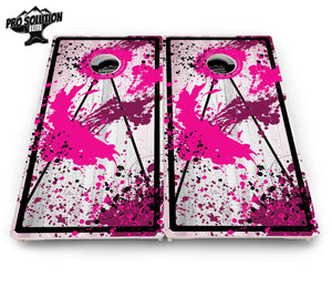 Paint Splatter Cornhole Boards - Pro Solution Elite Series by Cornhole Solutions, custom cornhole board detail photo 14