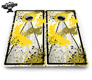 Paint Splatter Cornhole Boards - Pro Solution Elite Series by Cornhole Solutions, custom cornhole board detail photo 20