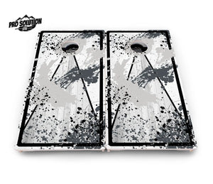 Paint Splatter Cornhole Boards - Pro Solution Lite Series by Cornhole Solutions, custom cornhole board detail photo 9