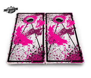 Paint Splatter Cornhole Boards - Pro Solution Lite Series by Cornhole Solutions, custom cornhole board detail photo 13