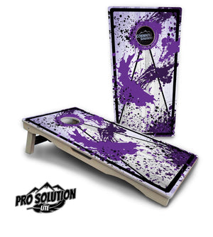 Paint Splatter Cornhole Boards - Pro Solution Lite Series by Cornhole Solutions, custom cornhole board detail photo 14