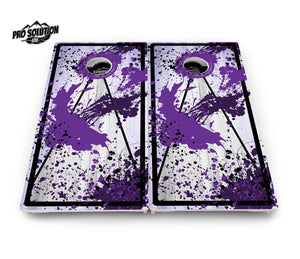 Paint Splatter Cornhole Boards - Pro Solution Lite Series by Cornhole Solutions, custom cornhole board detail photo 15