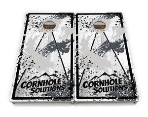 Paint Splatter Cornhole Boards - Professional Tournament Series by Cornhole Solutions, custom cornhole board detail photo 4