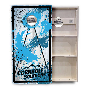 Paint Splatter Cornhole Boards - Professional Tournament Series by Cornhole Solutions, custom cornhole board detail photo 12