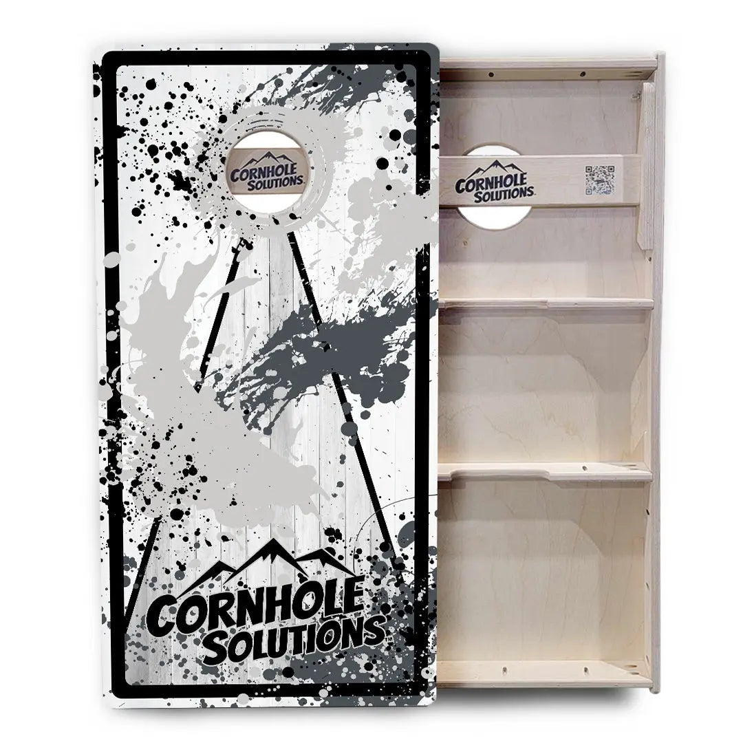 Paint Splatter Cornhole Boards - Professional Tournament Series by Cornhole Solutions, custom cornhole board detail photo 15